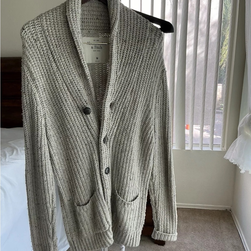 Abercrombie & Fitch Gray Men's Sweater